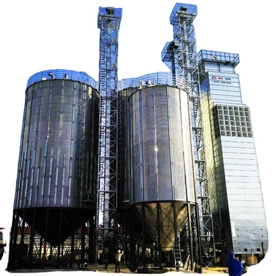 Factory Corrugated Galvanized Steel Grain Storage Silo For Pig Chicken Farm Price Good Cost