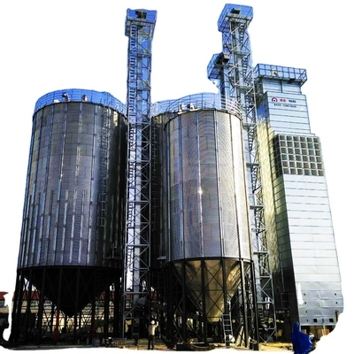 galvanized grain silo 50T-10000T grain storage bins bolted bins hopper bin silos