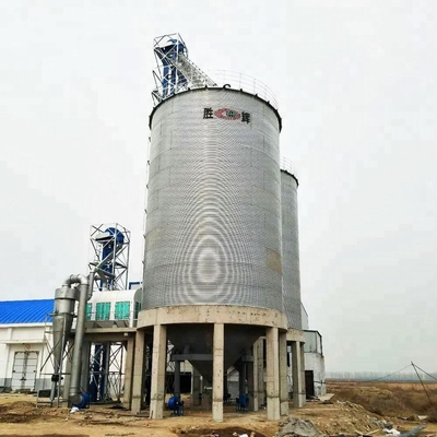 Uso de aço da grão do armazenamento do silo de grão 10m*10m*22.84m do trigo do preço de fábrica 1000tons