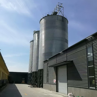 Long working life 300ton flat bottom oil storage silo for maize corn grain