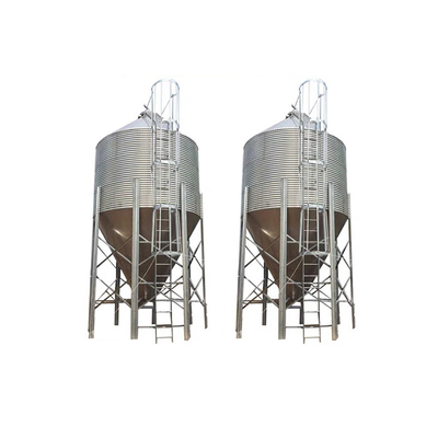 For Poultry And Pig Farm Feed Storage Silos Customized Steel Feed Silo Small Chicken Grain Silo 1-30 Ton Capacity