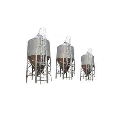 For poultry and pig farm feed storage silos silo for corn grain poultry feed bins small silo transport wheat silo
