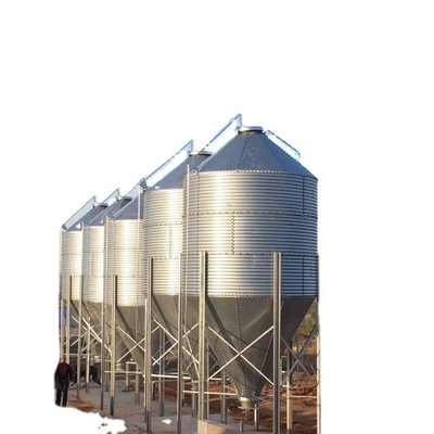 High quality 3t/5t/10t/15t/20t hopper 25t/30t grain bottom storage steel silo/farm feed silo pig farm equipment