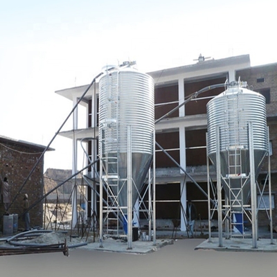 Farms Factory Wholesale Price Grain Storage Poultry Farm Galvanized Silo For Main Chicken Feeding Line