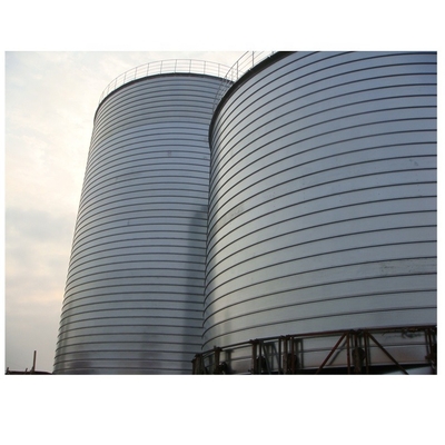 Used Steel Spiral Folded Grain Storage Silo Sale