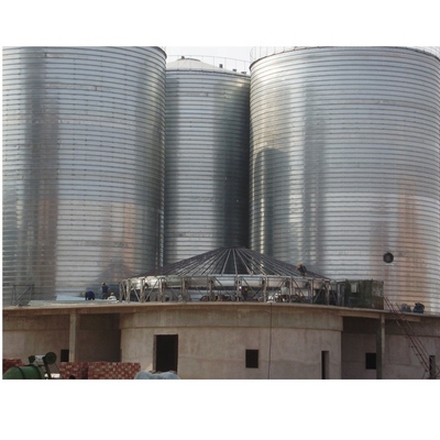 Flat Product Bottom Galvanized Grain Silos Prices For Sale