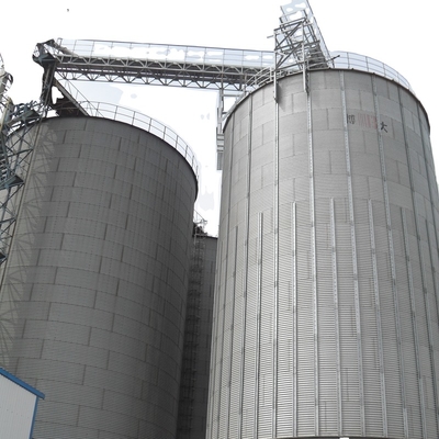 Factory flat bottom and hopper bottom silos/grain storage steel silo on hot sale