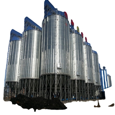Poultry Farm Used Feed Storage 500t Hopper Bottom Grain Steel Silo With 45 Degree Hopper Selling On Competitive Price