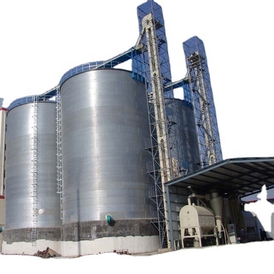 High Quality Galvanized Flat Bottom Steel Silos Storage Silos Popular Grain Silos