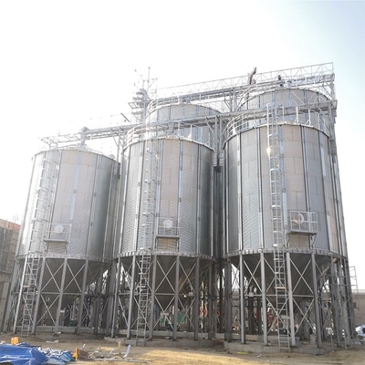 Factory 500 Ton Barley Storage Silo China Silo Manufacturer Grain Storage Solution Steel Silo For Grain