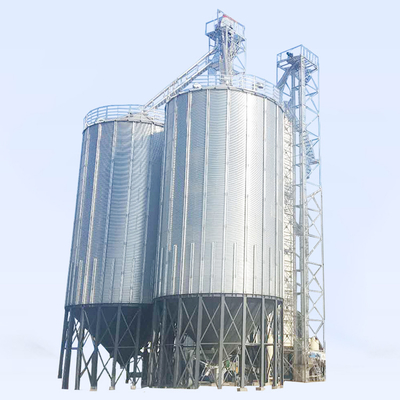 Agriculture Industry Factory Price Galvanized Silo Grain Wheat Maize Corn Bean Storage Steel Silos Price For Sale