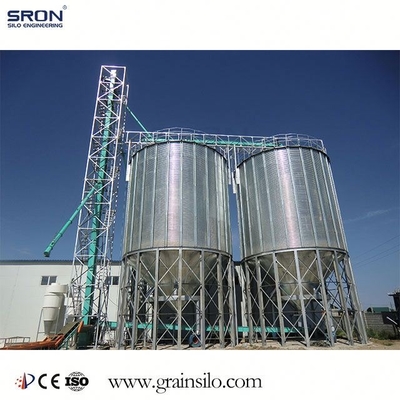 Factory Customized Hot Dip Galvanized Corrugated Plate 3000 Ton Grain Silo For Sale