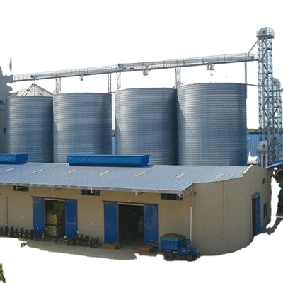 Factory galvanized 10000 tons corn soybean grain storage silo for sale