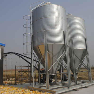 Poultry Farm Feeding Silo For Corn Grain Poultry Feed Bins Small Silo For Chicken House