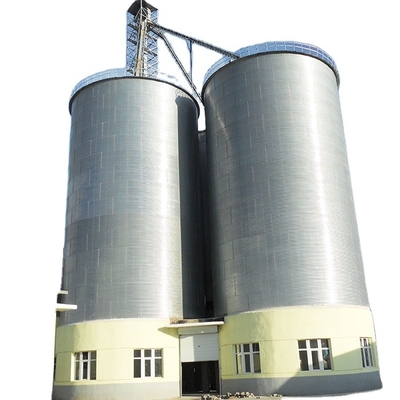 Grain Storage Customized Steel Grain Storage Silo For Sale 100-10000 Ton Maize Wheat Paddy Rice Silo Prices Cost Down